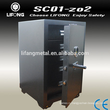 Strong metal steel fingerprint drawer safe box